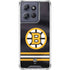 NHL Boston Bruins Home Jersey Moto G Power 5G (2025) Clear Case